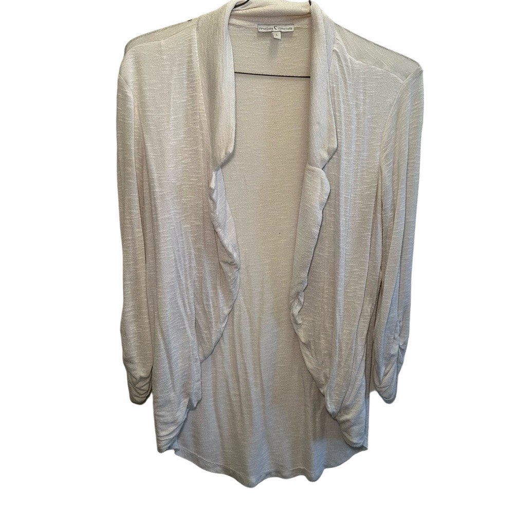 Moa Moa | White Cardigan Size Large
